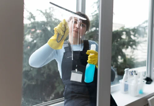 Nettoyage de vitres intérieures et extérieures à Bruyères-et-Montbérault